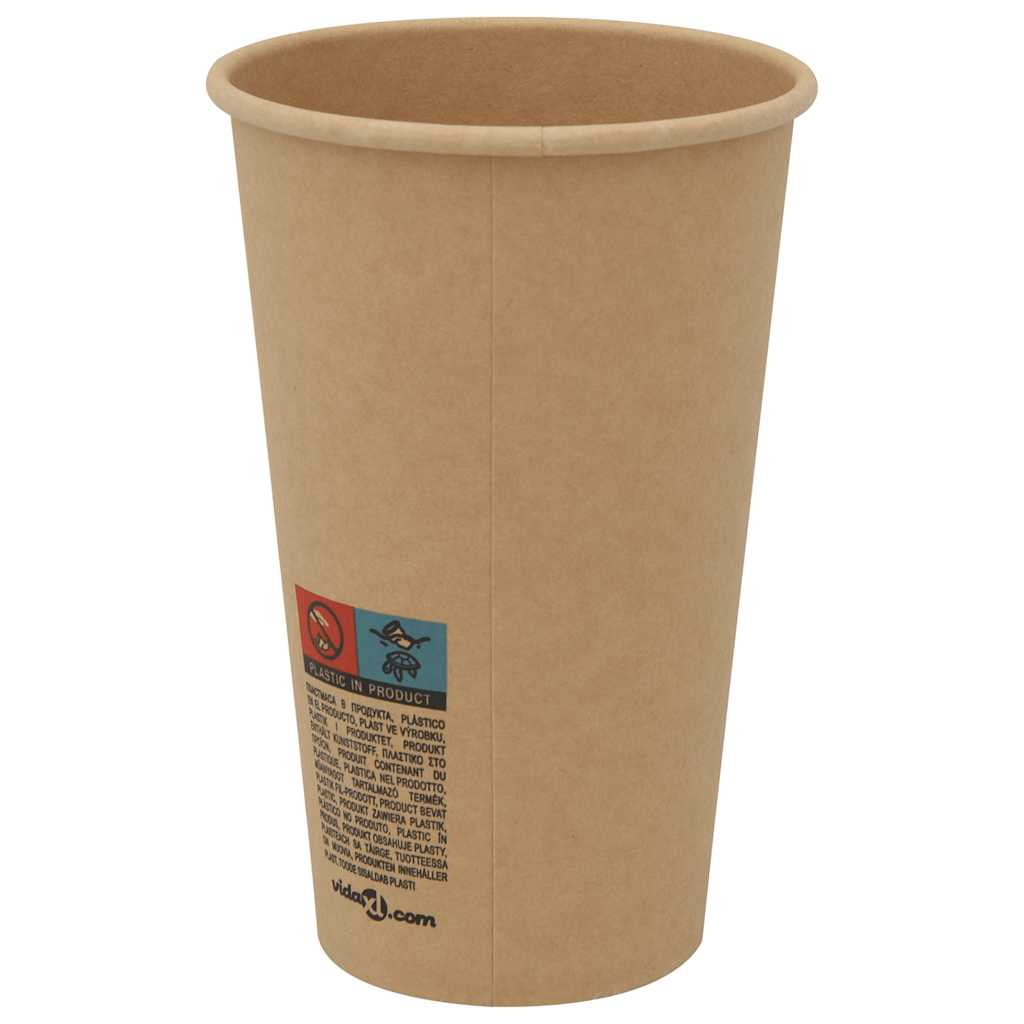 Kaffekoppar I Papper Med Lock 1000 St 16Oz 400Ml